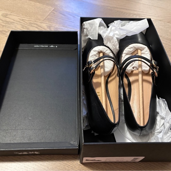 Coach Black Mary Jane Flats - Picture 4 of 7